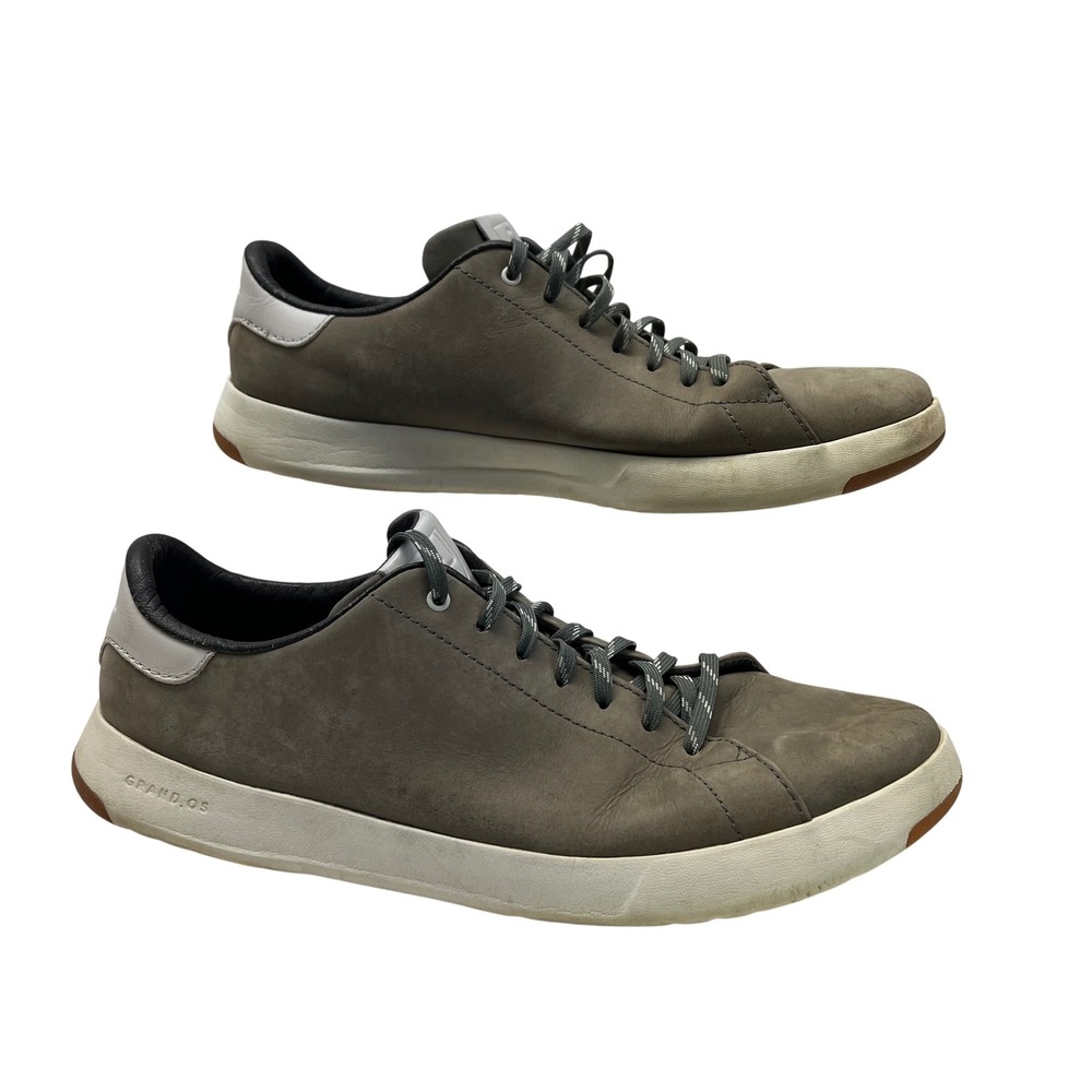 Cole Haan‎ Mens GrandPro Tennis Leather Sneakers C32102 Size 12 M Casual READ